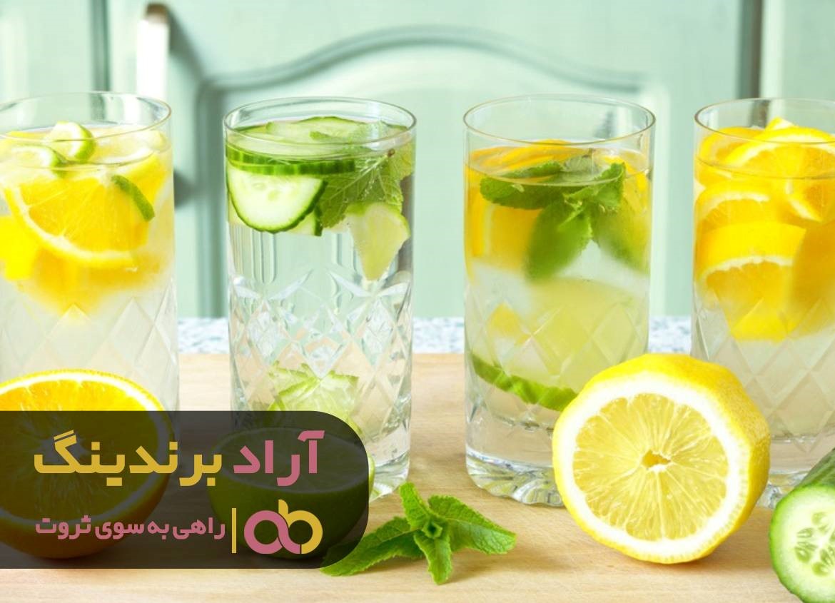 طرز تهیه ی نوشیدنی رژیمی خیار و لیمو