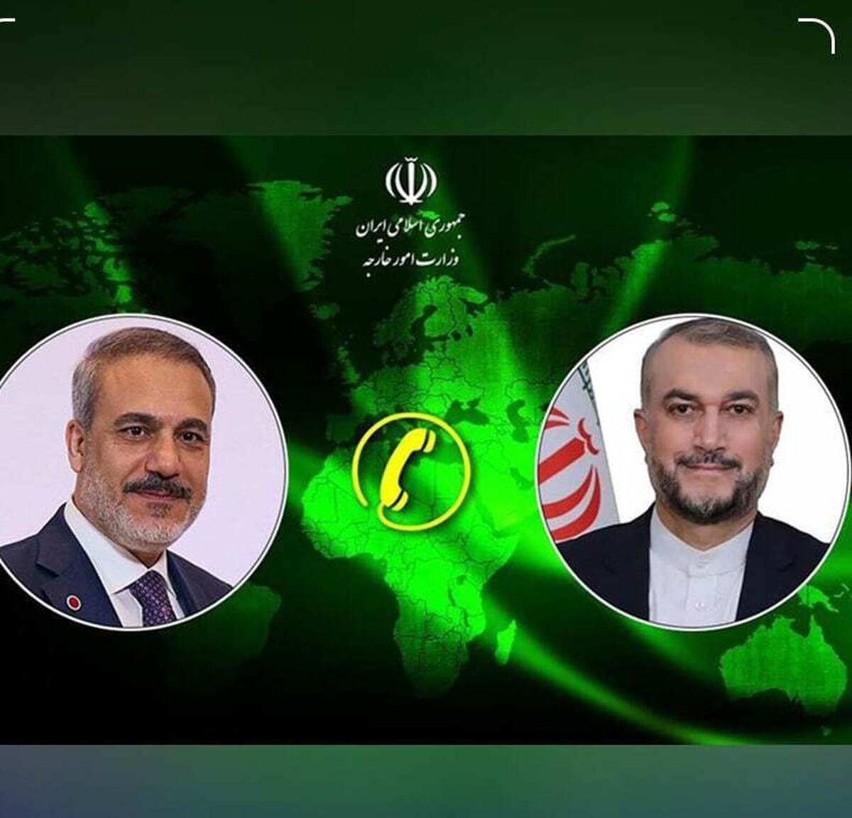 گفت‌گوی تلفنی وزرای خارجه ایران و ترکیه