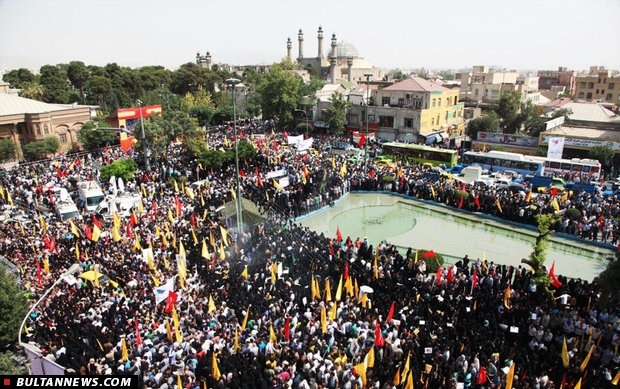 کاروان شهدا در راه «بهارستان», استقبال تهران از آرمانگرایان