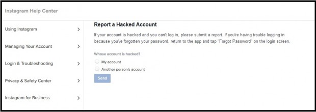 آموزش گزارش هک شدن اینستاگرام به منظور پس گرفتن اکانت