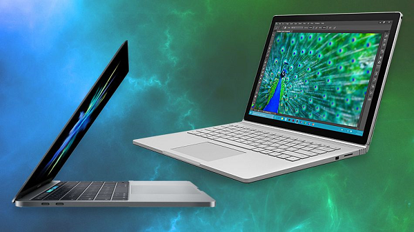 مقایسه ی کلی Surface Book i7 و MacBook Pros!