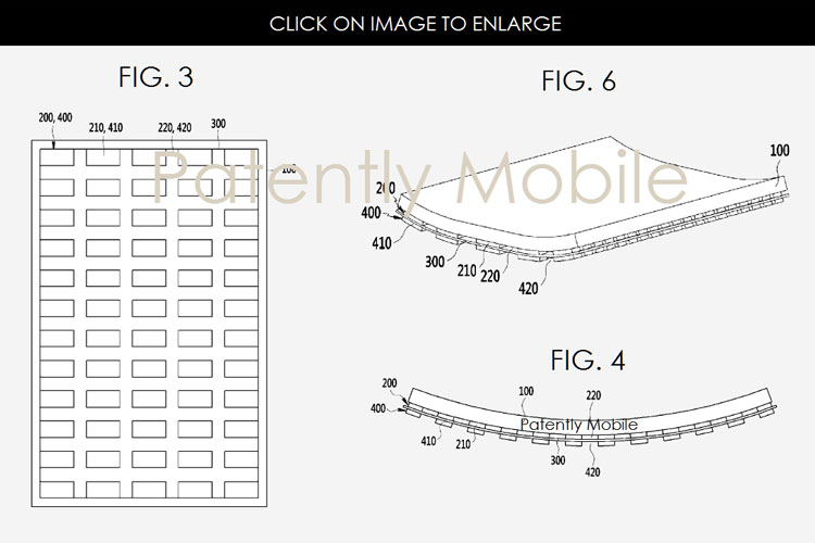 پتنت جدید صفحه نمایش خمیده سامسونگ