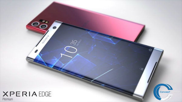 طرح مفهومی موبایل Xperia Edge