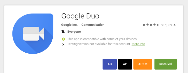 Google Duo از مرز 100 میلیون دانلود گذشت