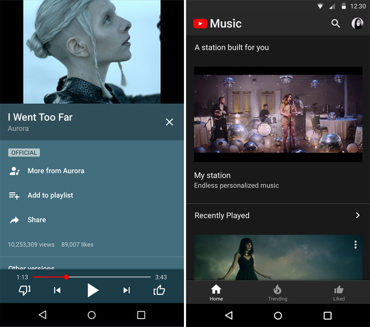 آپدیت جدید YouTube Music