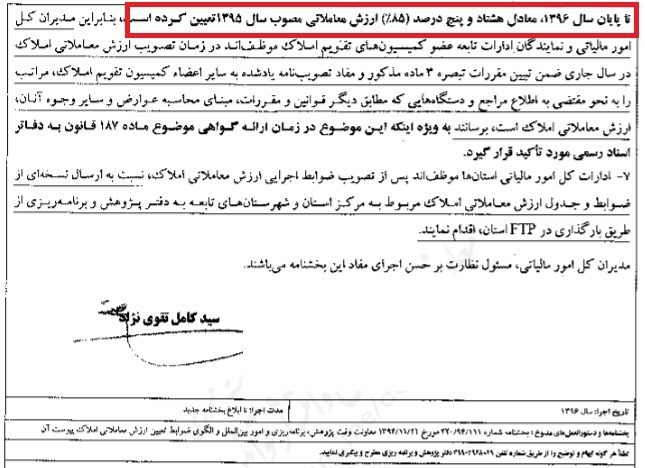 روش جدید تعیین مالیات املاک با بخشنامه فوری سازمان مالیاتی