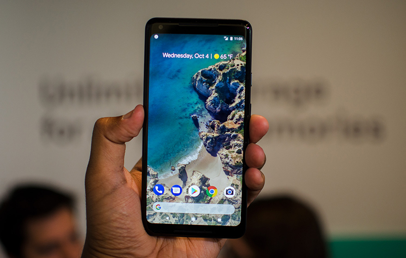 صفحه نمایش Pixel 2 XL مشکل تاچ هم دارد