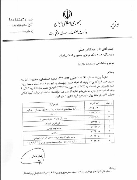 برخی کالاهای اساسی به اولویت یک دریافت ارز بازگشت