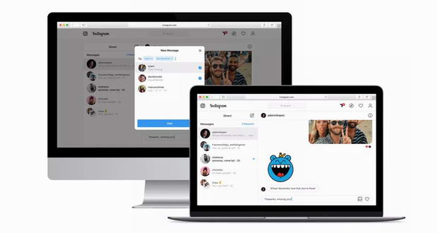 ارسال پیام دایرکت اینستاگرام از مرورگر برای همه کاربران امکان‌پذیر شد