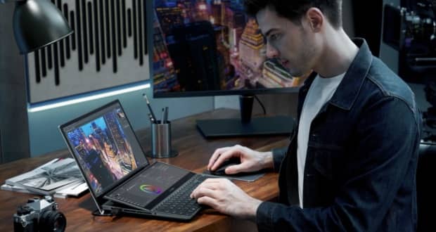 لپ تاپ ZenBook Duo 15 ایسوس با دو صفحه نمایش رونمایی شد