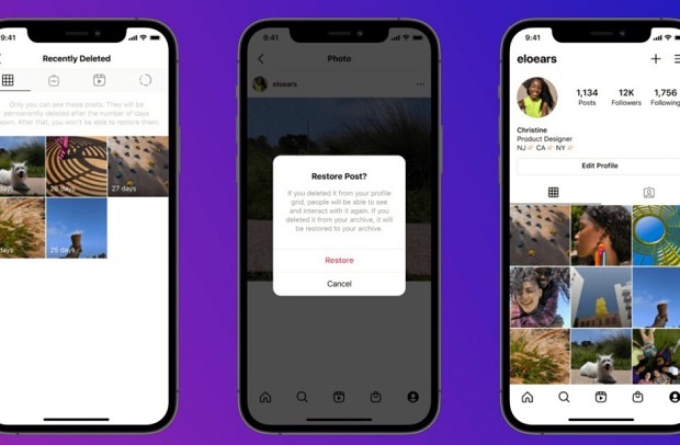 بازیابی پست های حذف شده اینستاگرام توسط ویژگی Recently Deleted ممکن شد