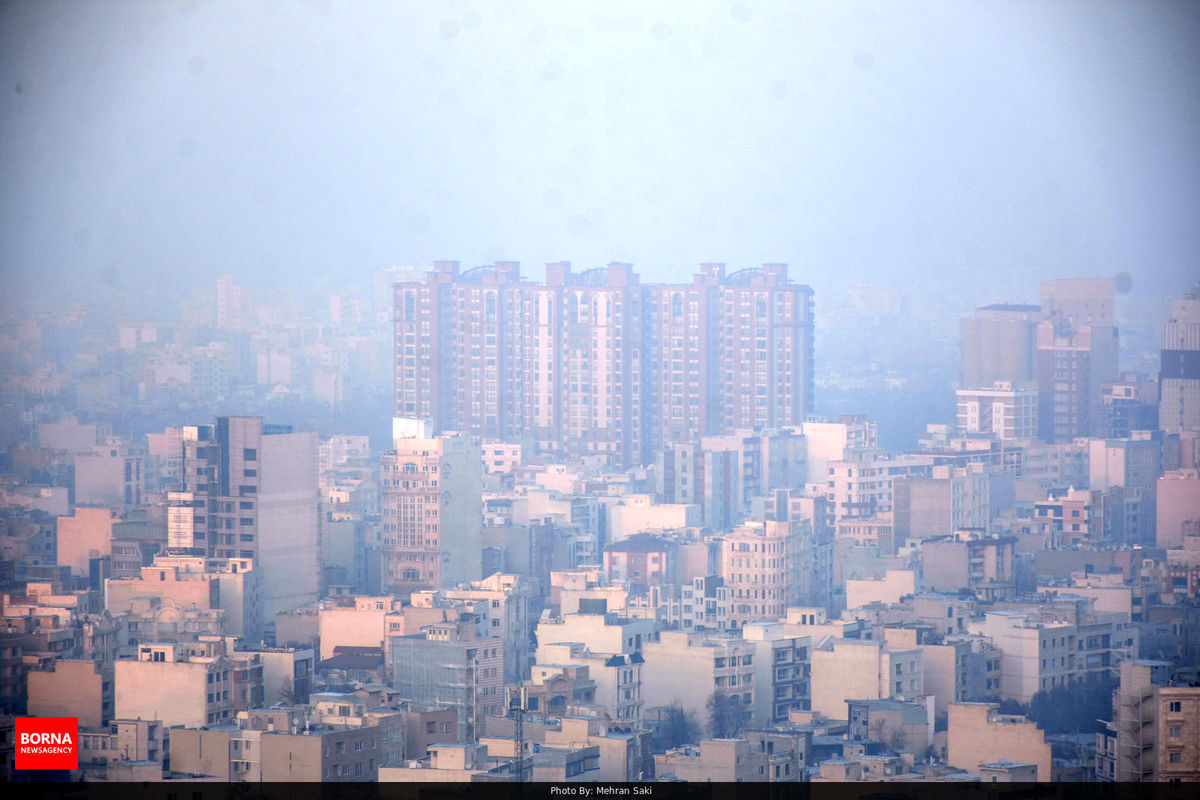 کیفیت هوای تهران بر مدار زرد قابل قبول