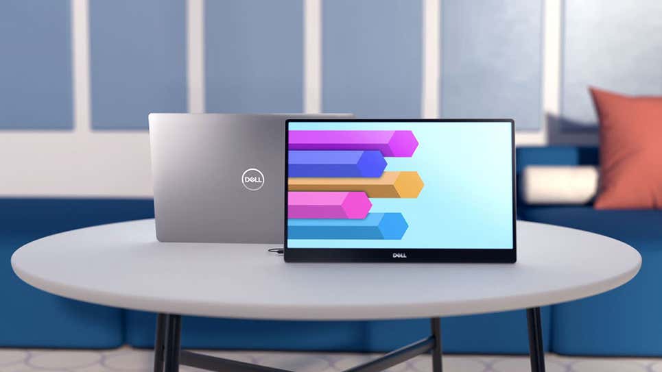 شرکت Dell از اولین مانیتور ۱۴ اینچی قابل حمل خود رونمایی کرد