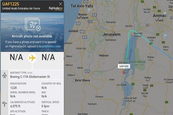 ۸ هواپیمای ترابری امارات در پایگاه رژیم صهیونیستی فرود آمدند