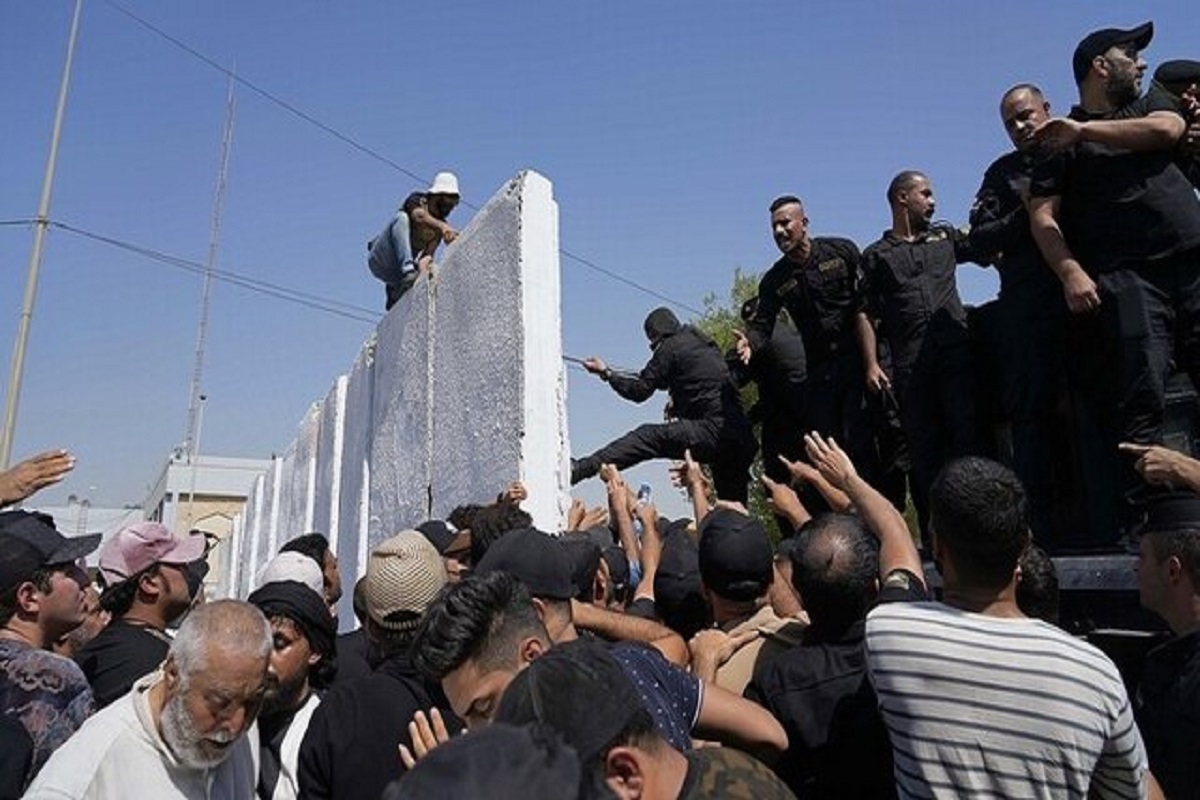 زخمی شدن چند تن در پی ناآرامی‌های بغداد