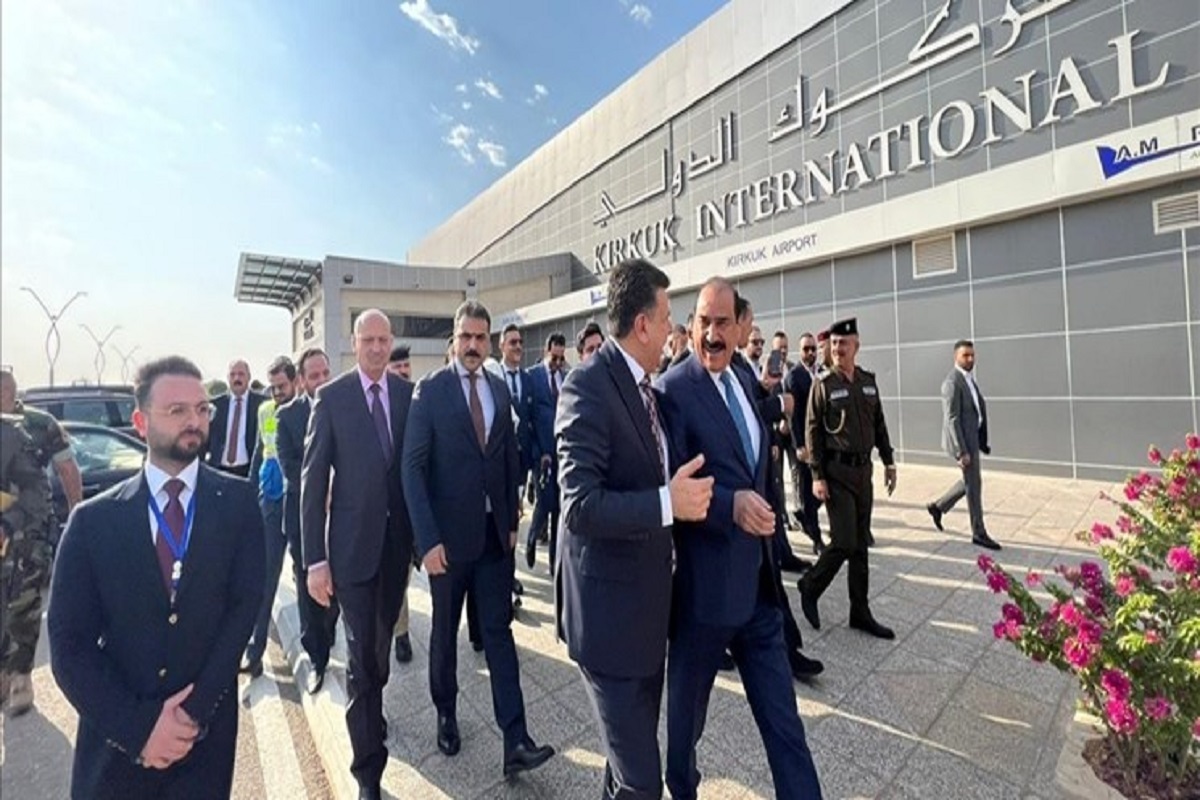 افتتاح فرودگاه بین‌المللی کرکوک عراق