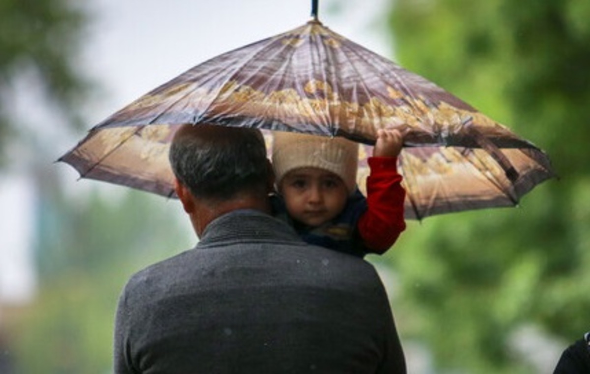 بارش باران در نقاط مختلف کشور