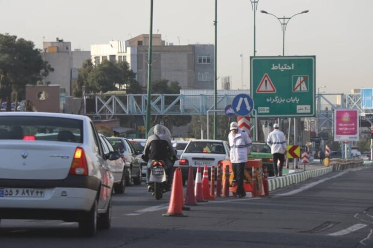 معابر خلوت تهران به دلیل تعطیلی مدارس