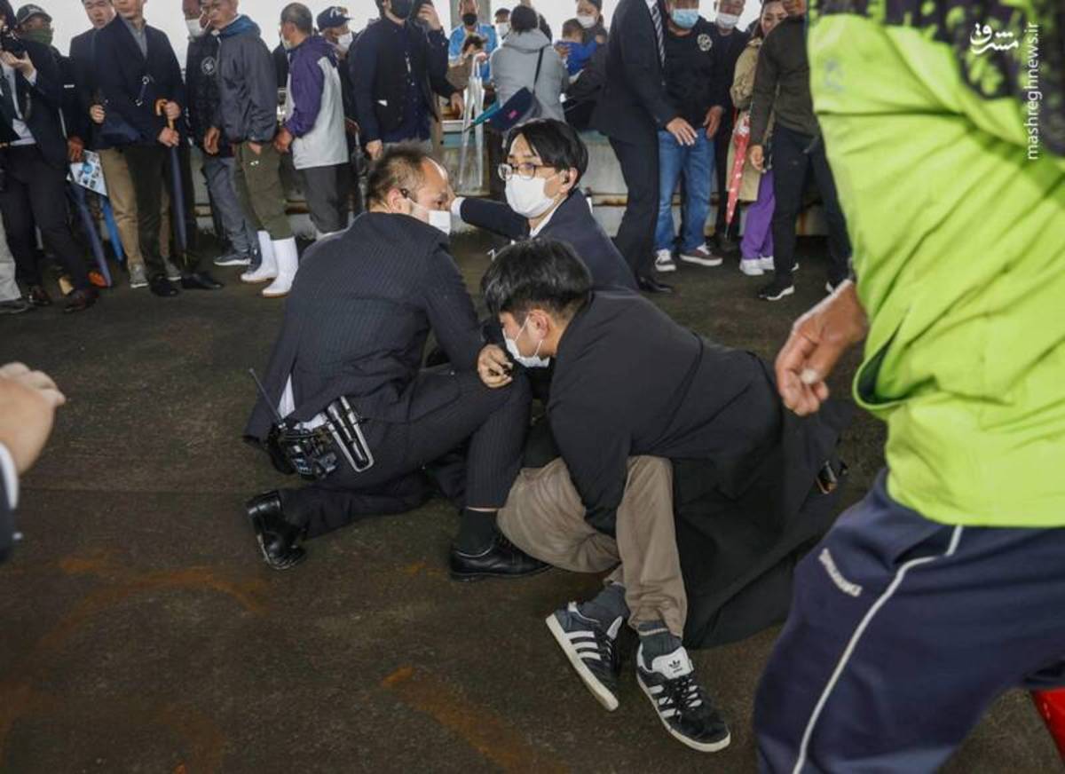 انفجار مهیب در محل سخنرانی نخست وزیر ژاپن