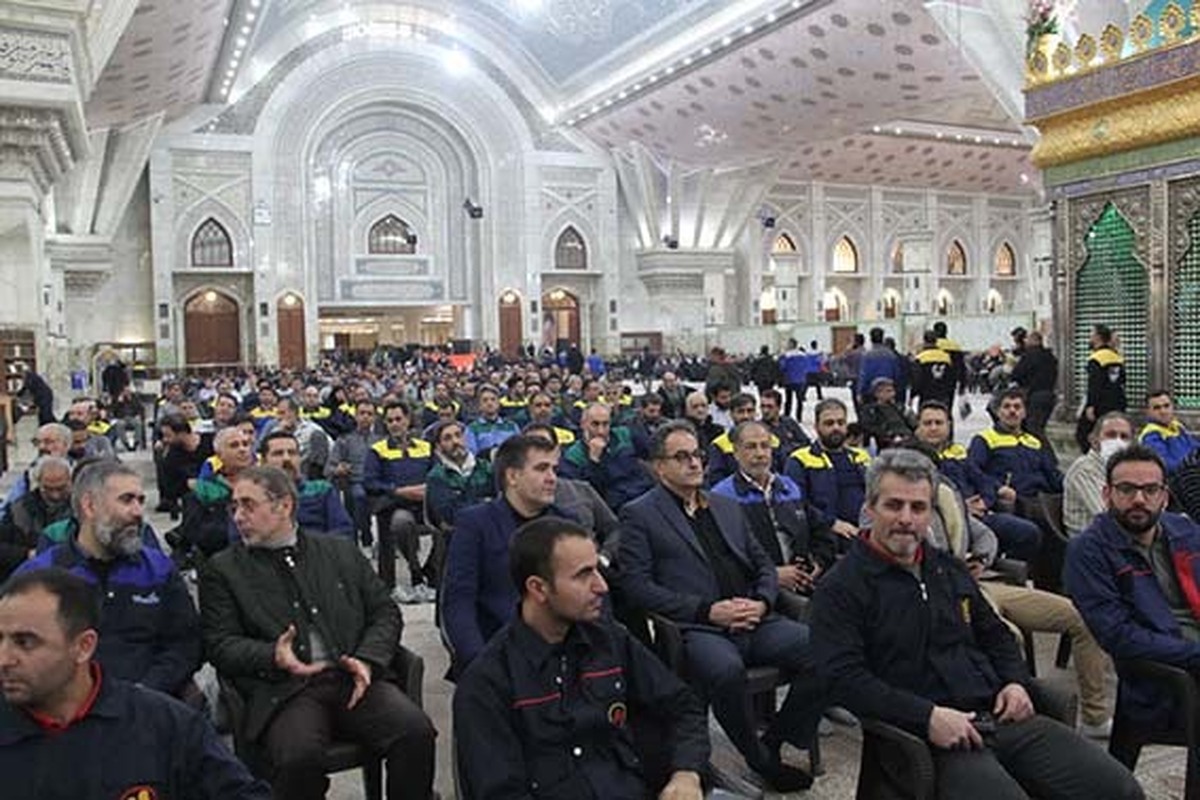 حضور کارکنان پاکسان در اجتماع بزرگ کارگران در مسیر حاج قاسم