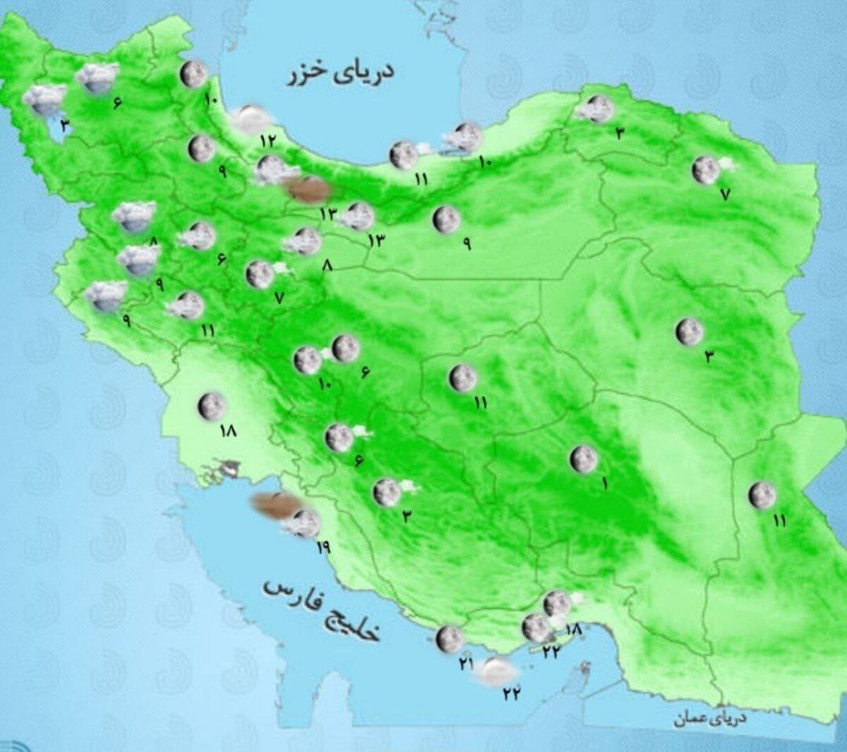 باران و برف در نیمه غربی کشور