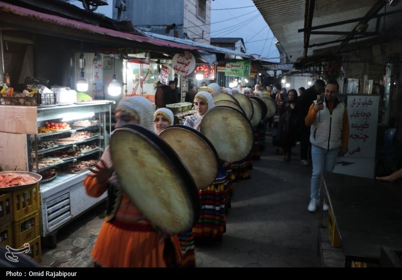 استقبال از نوروز با کارناوال شادپیمایی در کلاچای رودسر