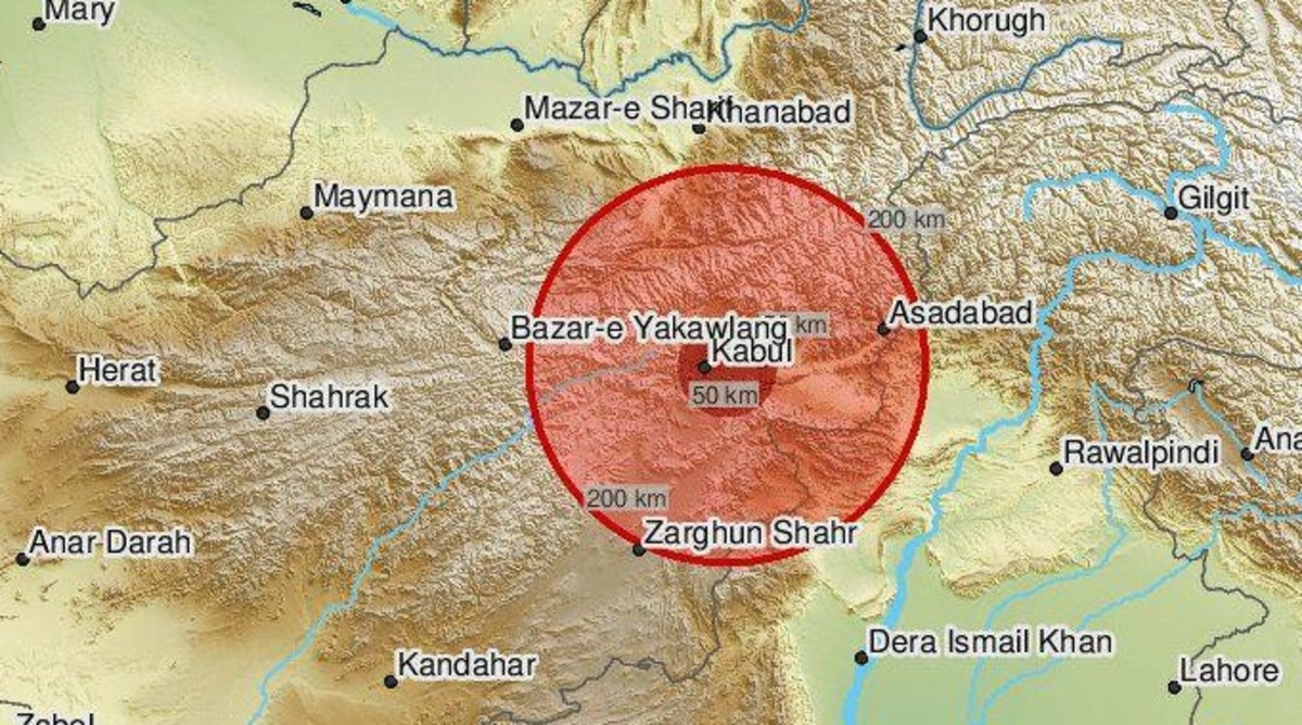 زلزله نسبتا شدیدی کابل پایتخت افغانستان را لرزاند