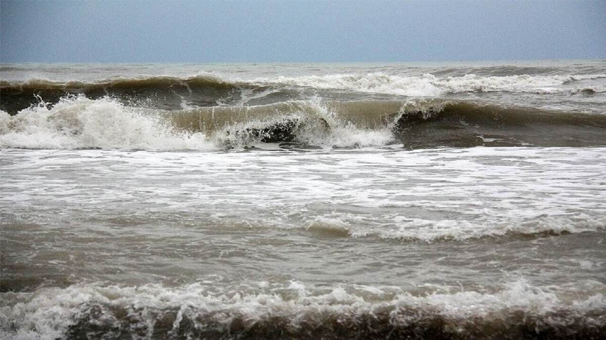 دریای خزر در خطرناک‌ترین حالت