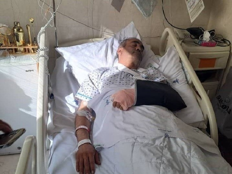 حمله سارقان به بهنام ابولقاسم پور/ پیشکسوت پرسپولیس در بیمارستان+ عکس