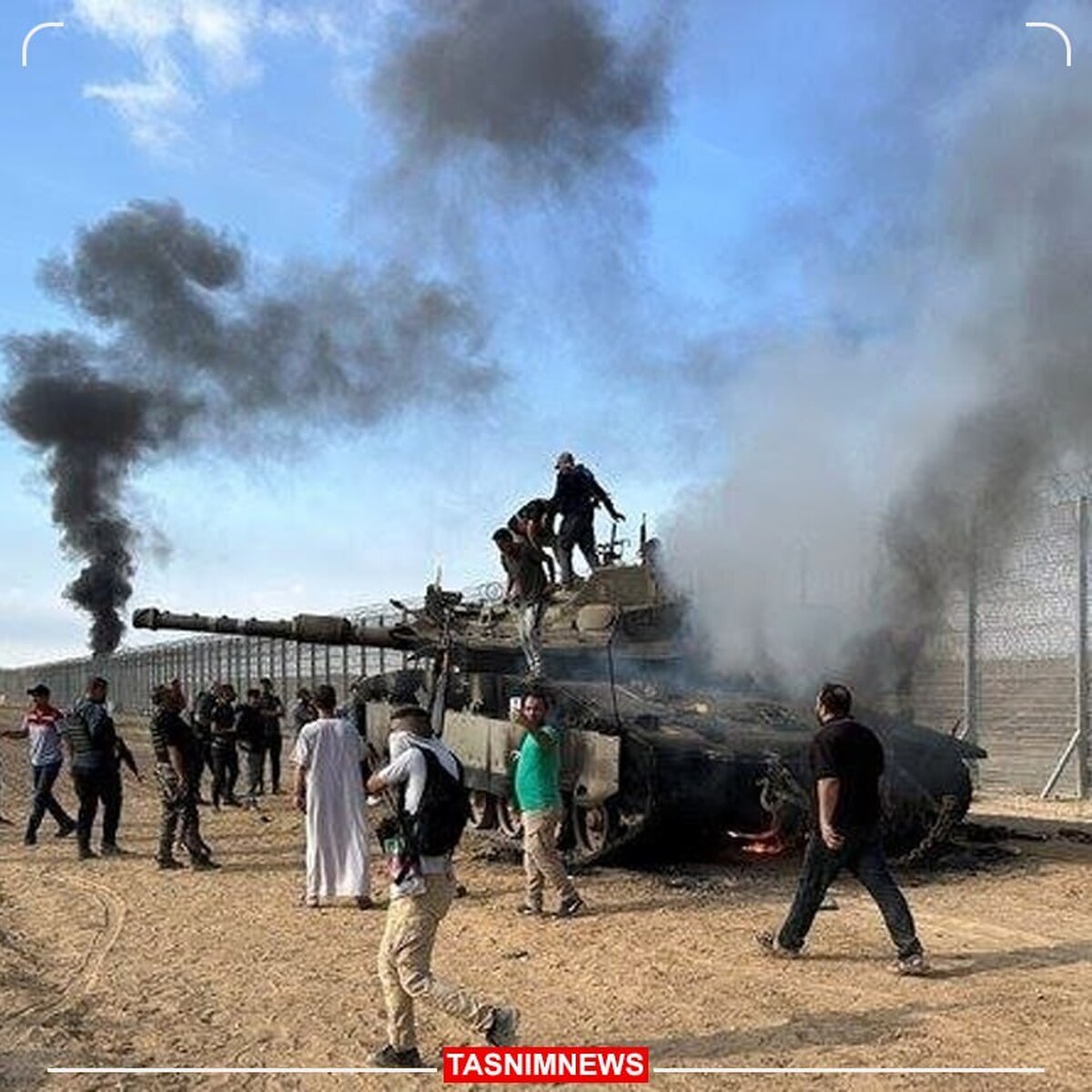 انهدام خودروهای زرهی اسرائیل در اردوگاه الشاطی