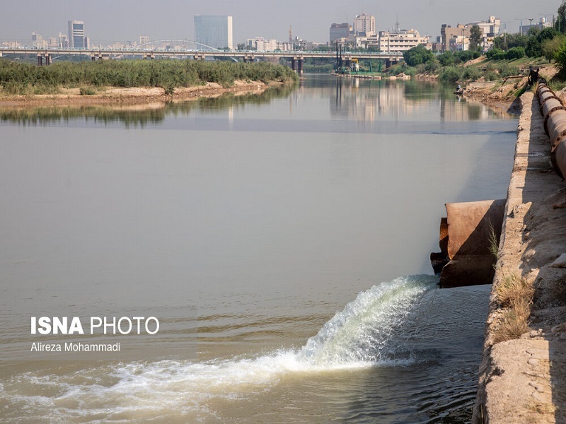 کارون در تصرف فاضلاب‌ها