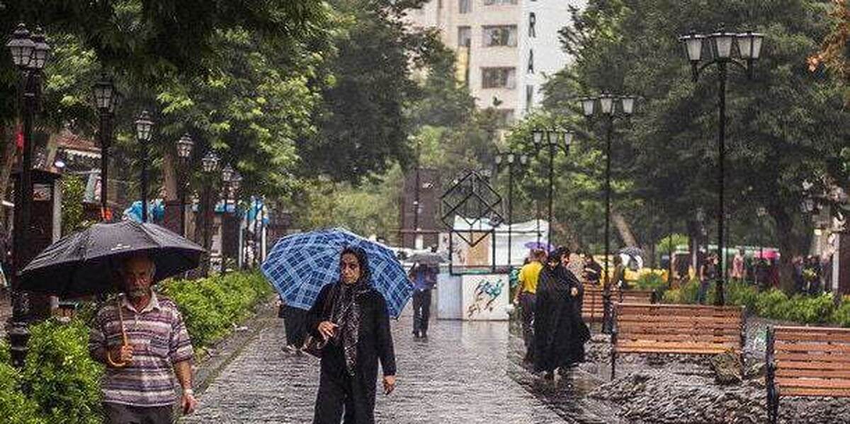 بارش باران در نقاط مختلف کشور 