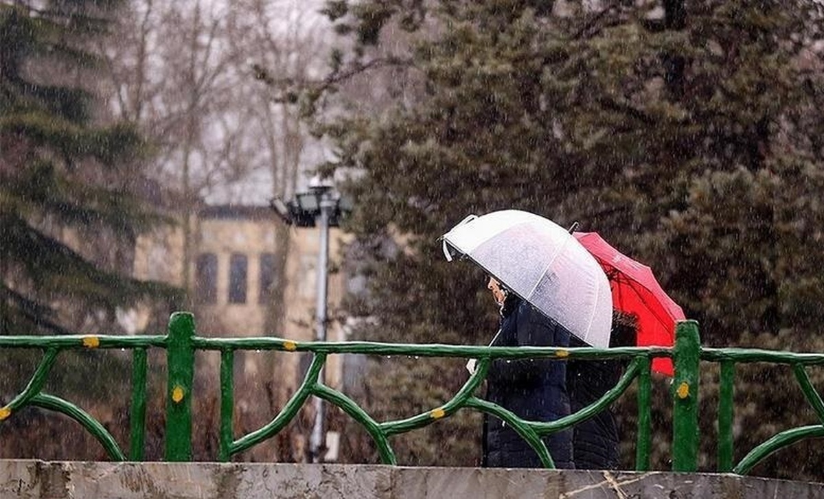 بارش باران در ۵ استان کشور